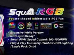 Зима не за горами: белоснежный вентилятор Enermax SquA RGB имеет диаметр 120 мм
